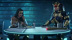 wonder woman x big barda amazonium