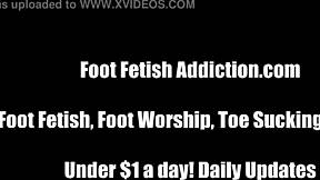 Who will worship my sexy feet every day?