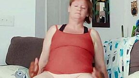 Brunette milf alegra gets stretched riding bbc