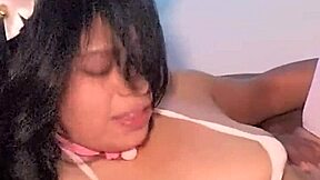 Gatita morena gets fucked deliciously outdoors