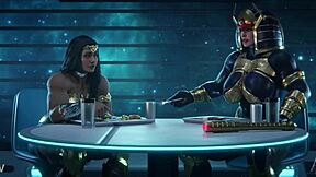 wonder woman x big barda amazonium