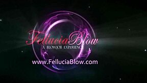 elegant milf sucks cock for facial