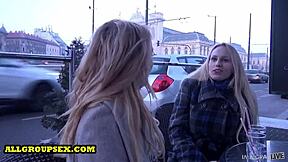 amber jayne and angel wicky in wild creampie party
