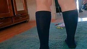 hidden camera films colombian student in panties