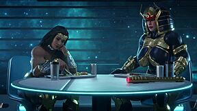 wonder woman x big barda amazonium