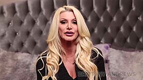 Brittany andrews cozy lingerie masturbation sensual relaxation
