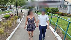 slut waits at mall then fucks stranger doggystyle