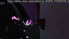 littlevrslut sucks big cock and rides dildo machine