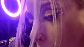 Blonde Roommate Drools On Monster Cock Throatjob