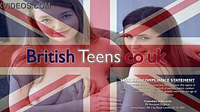 Two british teen 18+s suck a lucky guys cock