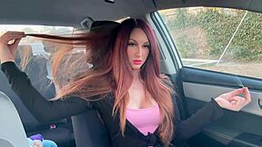 Italian big tits milf artemisia love hot 420 smoke fetish in the car