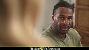 blonde wife fucks husbands black bff