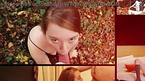 Two british teen 18+s suck a lucky guys cock