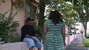 Thick Black Girl Picks Up Guy And Rides Dick