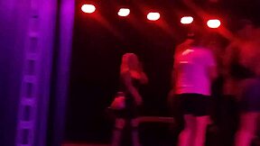 Tasia with mickey avalon and dirt nasty my dick on stage on fremont street