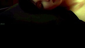 3d brunette shows big tits in pov