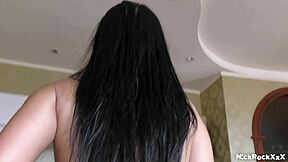 gentle and fast homemade sex with cute asian babe