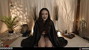 witch mistress gets controlled and squirts hard