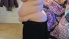 Bbw Dance And Strip In Black Dress