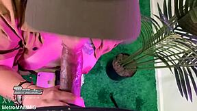 Brazilian Babe Deepthroats Big Black Cock