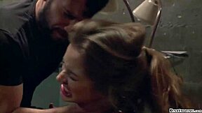 Rebel Ties Sexy Agent And Rough Fucks Her With Monster Cock