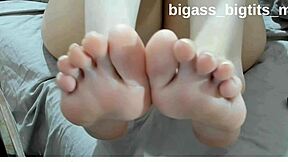pink soles and soft feet make the perfect foot fetish tease