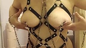 Bound European Milf Licks Toilet As Slave