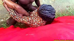 outdoor sex with ebony village maiden