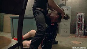 Rebel Ties Sexy Agent And Rough Fucks Her With Monster Cock
