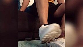 Tomas styl shows his feet after walking all day