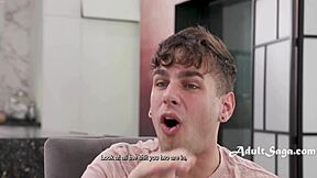 Blonde teen has a type for her step cousins