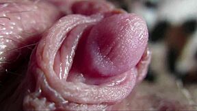 Big Clit Closeup View During Intense Orgasm