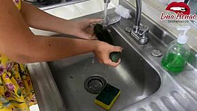 Fetish masturbation with a big cucumber puta dedicates a video to her american lover from miami in the united states she inserts the vegetable inside her wet slutty pussy until she squirts