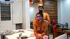 Sexy wife cheating husband for young 18+ homecook 2