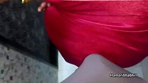 Sexy indian bhabhi bathing infront of her husband