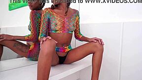 Brazilian Cutie Karina Rose First Real Double Anal By Monster Cocks