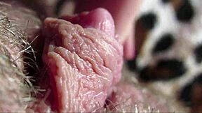 Big Clit Closeup View During Intense Orgasm