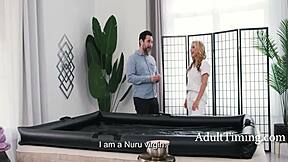Fisting My Masseuse While I Ass Fuck Her Hard