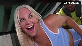 Big ass latina babes indulge in raunchy 3some sex with bbc