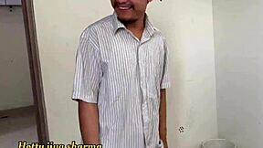 Desi hot wife fucks husbands step brother right in front of him