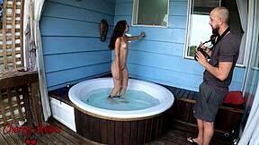i asked him to take photos but i actually wanted to fuck sex in the bathtub - squirt and underwater scenes full video - cherry adams