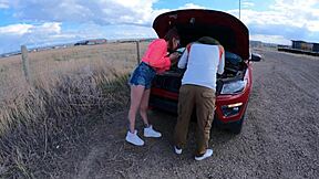 i was frozen and fucked in the car