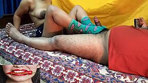 Desi bhabhi tight pussy cheats on husband with sons friend