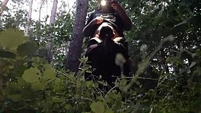 i fuck stepsister mouth in woods to hide