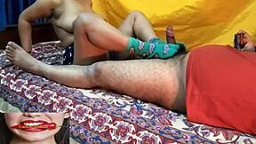 Desi bhabhi tight pussy cheats on husband with sons friend