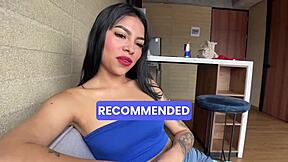 Brunette latina shows juicy mouth skills for extreme pov blowjob
