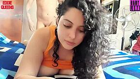 stepsister found me watching and took my load ft babyluna939