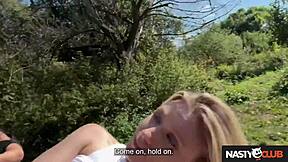 nastyclub bubble butt blonde lilly blossom goes on a bike ride of her life