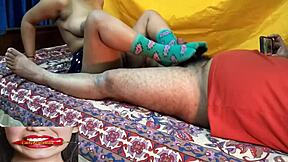 Desi bhabhi tight pussy cheats on husband with sons friend