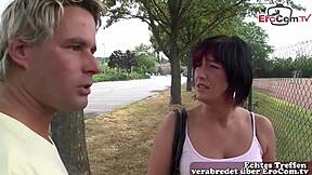 deutsche hausfrau gets picked up for street sex